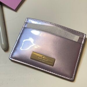 Kate Spade metallic card holder